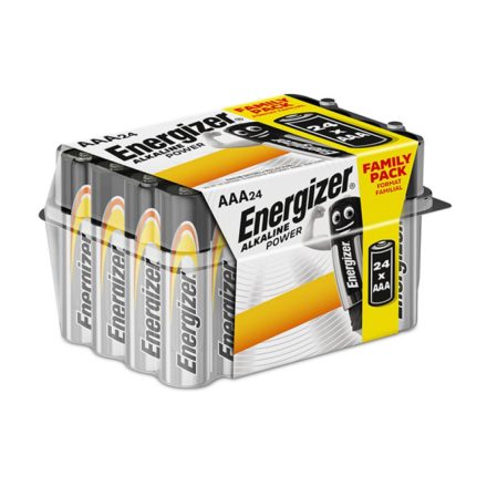 ENERGIZER ALKALINE AAA alkáli elemek LR03 MN2400 1,5V buborékfólia 24 db