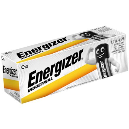 ENERGIZER INDUSTRIAL C LR14 alkáli elemek 12 db-os buborékcsomagolás