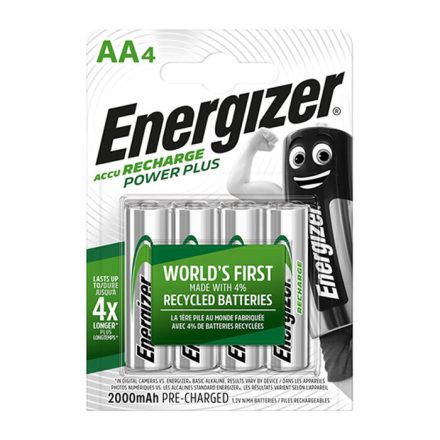 Akkumulátor ENERGIZER POWER PLUS AA HR6 BL4 2000mAh 4db