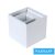 UNIVERSO fali lámpa LED 12w 1000lm 4000k IP55 100×100×100mm fehér