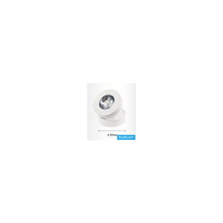 UNIVERSO Falon kívüli spotlámpa 7w 600lm 6500k 20° IP20 Fehér D85x100mm