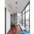 UNIVERSO Falon kívüli spotlámpa 7w 600lm 6500k 20° IP20 Fekete D85x100mm