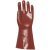 Kesztyű Vygen 40cm bordó sav-, lúg-, olajálló 10-es