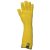 Kötött sárga kesztyű kevlar  45 cm-es 350°C 10-es