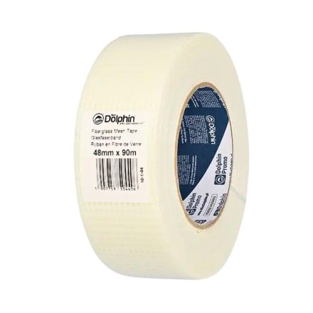 Blue Dolphin Hézagerősítő Rácsos Szalag Gipszkartonhoz, Öntapadós  48mm x 90m