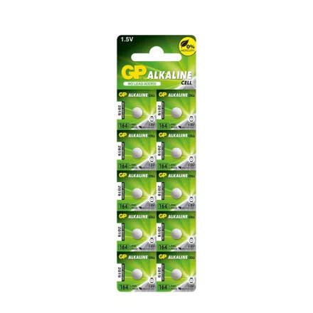 GP Gombelem ALkáli AG1 / LR60 / 164 / 364 (1,5V) B10