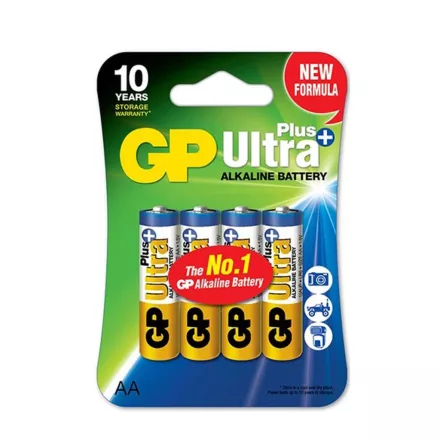 GP Ultra Plus Alkáli Ceruza Elem AA B4