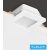 UNIVERSO Gipsz süllyesztett spot lámpatest 1xGU10 Max.35w 120x120x60mm IP20 fehér