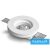 UNIVERSO Gipsz süllyesztett spot lámpatest 1xGU10 ∅100x33mm IP20 fehér