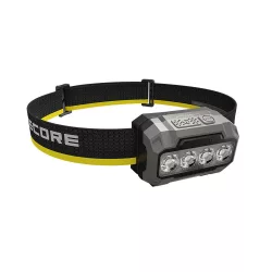   Nitecore Fejlámpa HA23 UHE (3xAAA/Akkumulátor) 4x MCT UHE LED (600 lumen) Fekete
