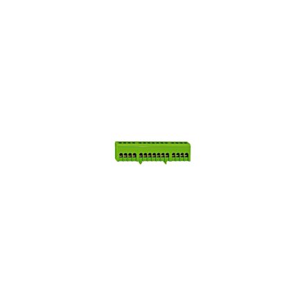 PE kapocs blokk, 15x10/16mm², 63A, zöld/sárga, szigetelt