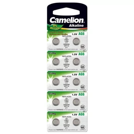 Camelion Gombelem Alkáli AG6 / LR69 / LR921 / 371 B10