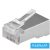 EMOS KONN.RJ45 FTP CAT5E ÁR.VEZETÉKHEZ 20DB