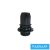 ELDLUX K314C E14 foglalat gyűrűvel fekete
