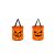 Halloween tök táska LED világítással