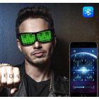 Parti szemüveg, világító szemüveg, LED kijelzős szemüveg