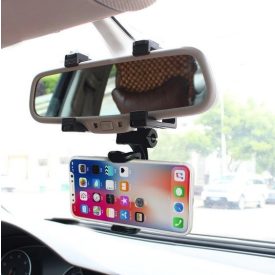   Középső visszapillantóra szerelhető, rezgésmentes telefontartó