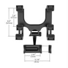 Középső visszapillantóra szerelhető, rezgésmentes telefontartó