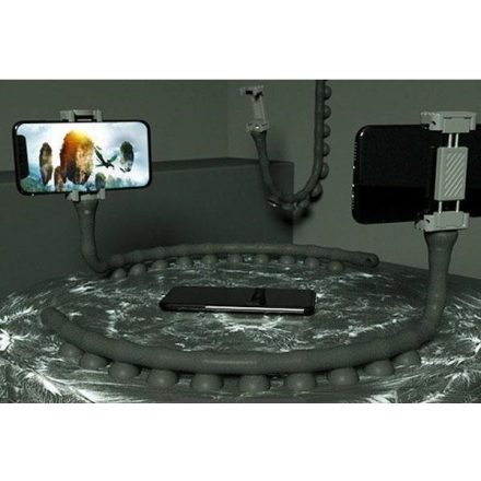 Tapadókorongos, flexibilis kukac telefontartó