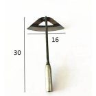 Kézi gyomvágó, Üreges kapa rozsdamentes acélból