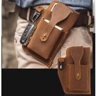 Retro bőr övtáska, férfi táska