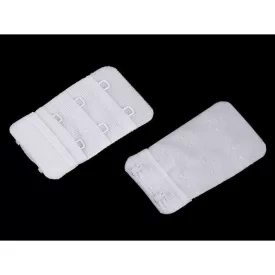   Melltartó hosszabbító - kétsoros - poliészter - 5 x 3,2 cm - 3 db