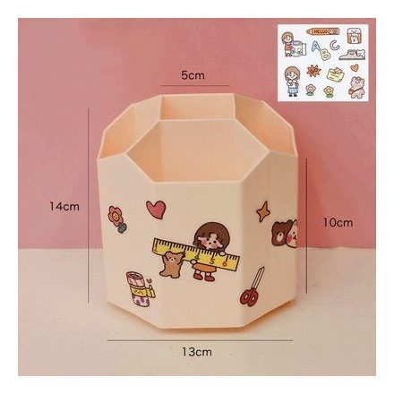 Írószertartó matricával