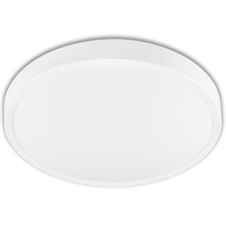 LED felületre szerelhető mennyezeti fürdőszobai lámpa 12W 4000K IP44 ZOE Fehér 30cm