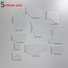 Kreatív varrósablon szett, mackó varráshoz