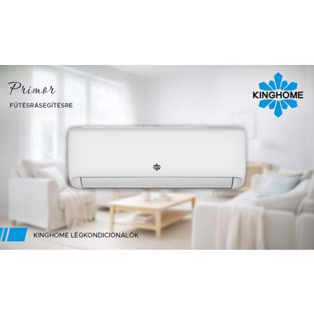 KINGHOME PRIMOR (GREE) KWH09AZAXB KLÍMA MONO OLDALFALI SZETT 2,5KW