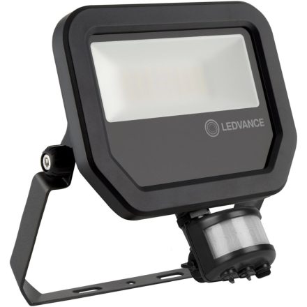 LED-es reflektor 20W 2400lm 4000K IP65 fekete mozgás- és alkonyérzékelővel LEDVANCE reflektor