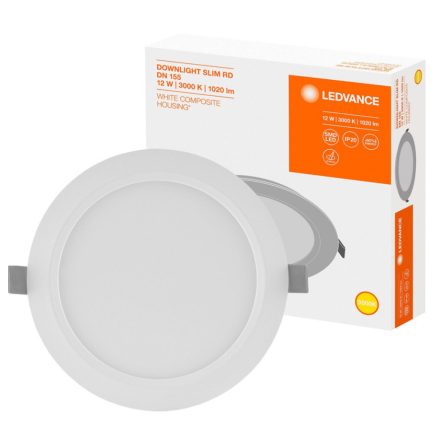 Süllyesztett süllyesztett LED panel 12W 3000K DOWNLIGHT Slim DN155 LEDVANCE kerek