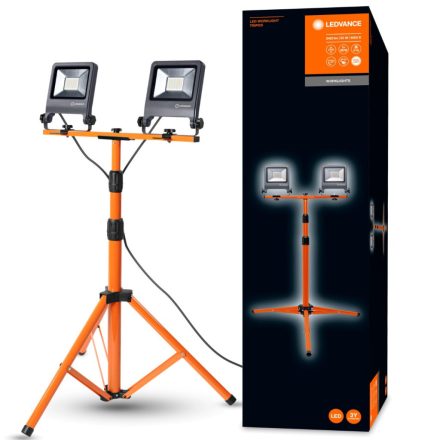 LED reflektor 2x30W 2700lm 4000K IP65 állványon LEDVANCE WORKLIGHT TRIPOD Munkavégzés Hordozható