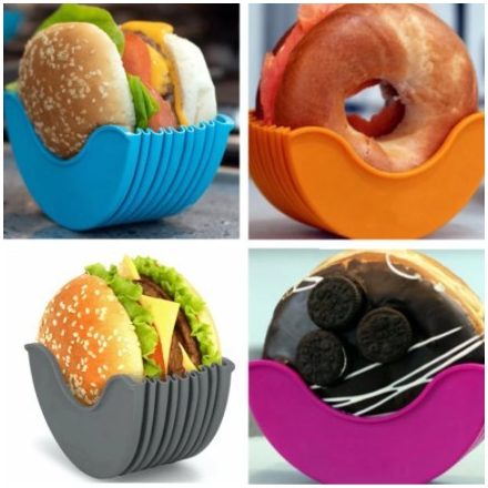 Szilikon hamburger tartó 