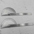 Fém szögmérő vonalzóval