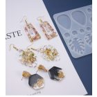 Szilikon öntőforma fülbevalóhoz