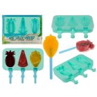 Szilikon jégkrém készítő forma - gyümölcsös