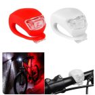 2 db-os LED-es kerékpár lámpa szett szilikon borítással