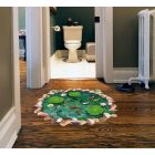 Padlómatrica, öntapadós padlómatrica (kerti tó mintás)