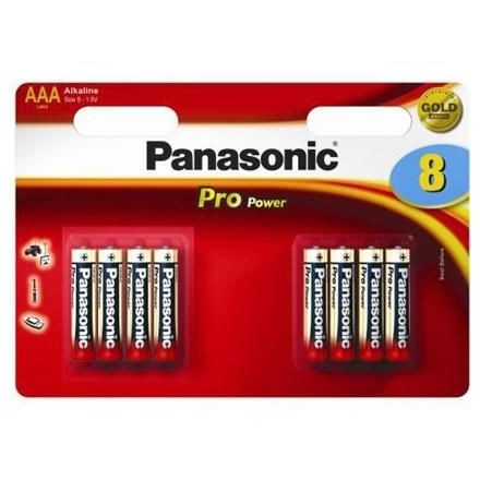 Panasonic Pro Power Gold Alkáli Mikro Elem AAA (LR03PPG/8BP) B8