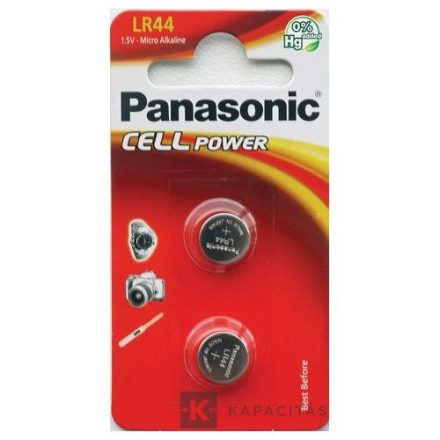 Panasonic Gombelem Alkáli AG13 / LR44 B2
