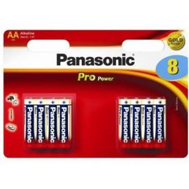   Panasonic Pro Power Gold Alkáli Ceruza Elem AA (LR6PPG/8BP) B8
