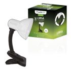 LIRIA állítható asztali lámpa, iskolai éjszaka, E27, csipesszel