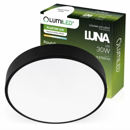 Mennyezeti LED mennyezeti lámpa LUNA 30W Kerek 30 cm LUMILED