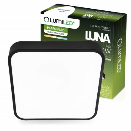 Mennyezeti LED mennyezeti lámpa LUNA 30W Négyzet 30x5 cm LUMILED