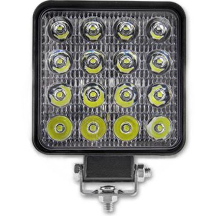 Munkalámpa 48W halogén keresőlámpa 16 LED 10-30V DC 130lm/W IP67