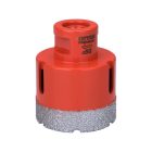 Körkivágó csempére, gyémánt vágóél; 40mm × M14, sarokcsiszolóba fogható