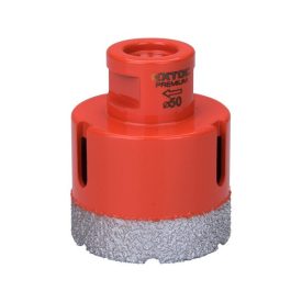   Körkivágó csempére, gyémánt vágóél; 50mm × M14, sarokcsiszolóba fogható