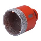 Körkivágó csempére, gyémánt vágóél; 50mm × M14, sarokcsiszolóba fogható