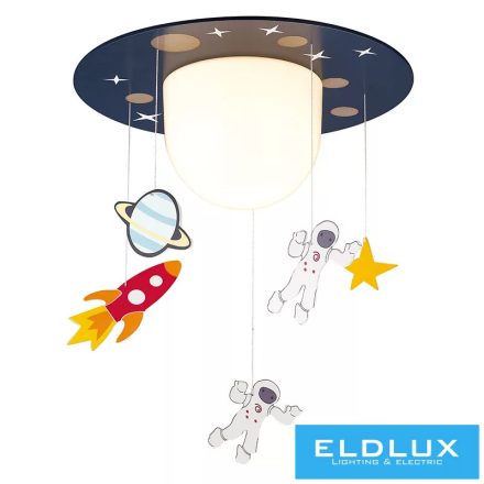 ELDLUX UFO mennyezeti lámpa E27 kék